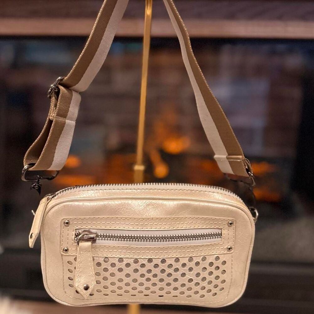 Nine-west Women's Cream and White Bag